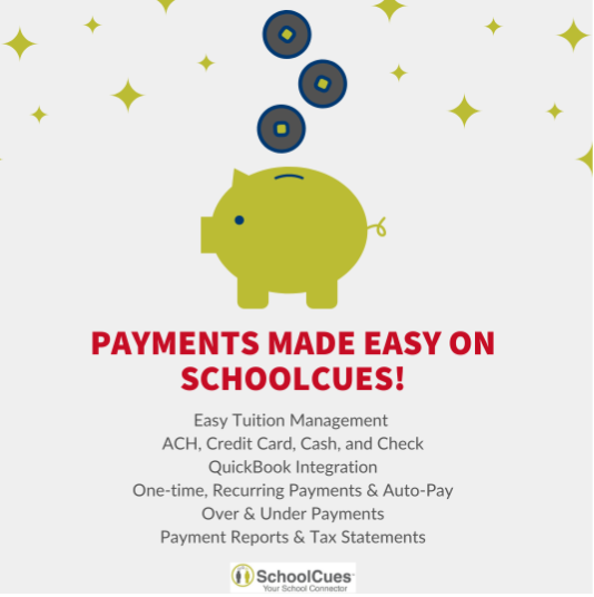 Payments made easy with SchoolCues