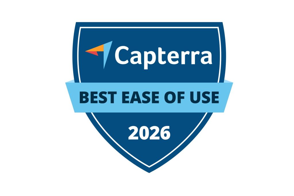 Capterra Best Ease to Use Badge 2026