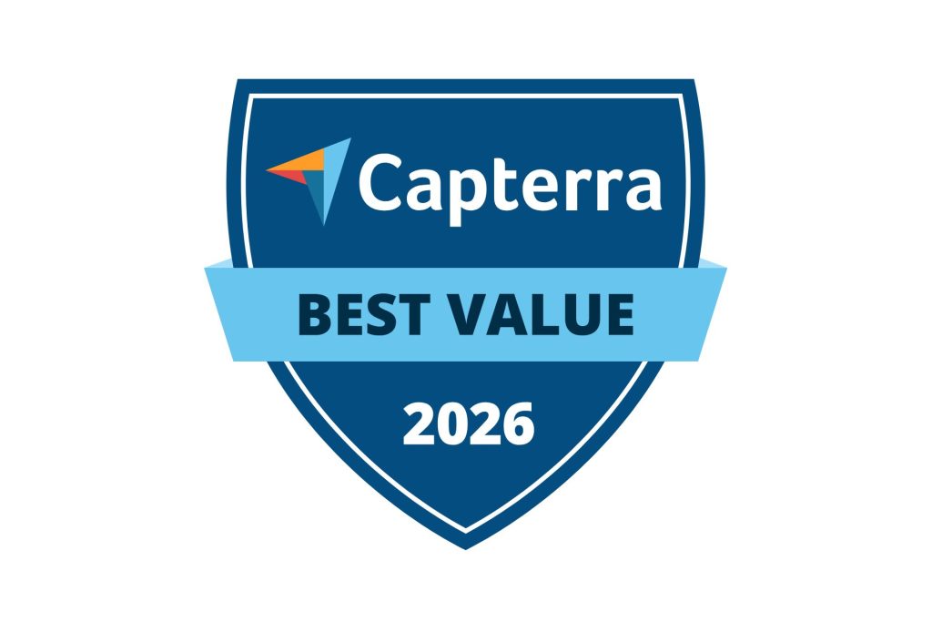 Capterra Best Value Badge 2026